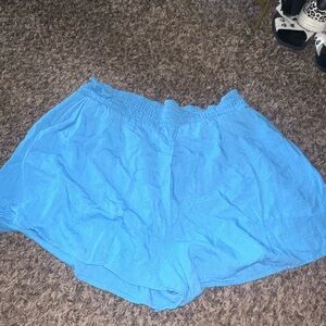 Wild Fable Blue Athletic Shorts Lightweight Elastic Waist